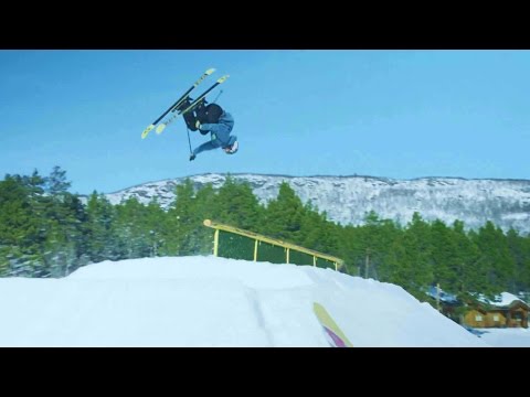 Øystein Bråten stomps first ever Flip-Rail-Flip combo 