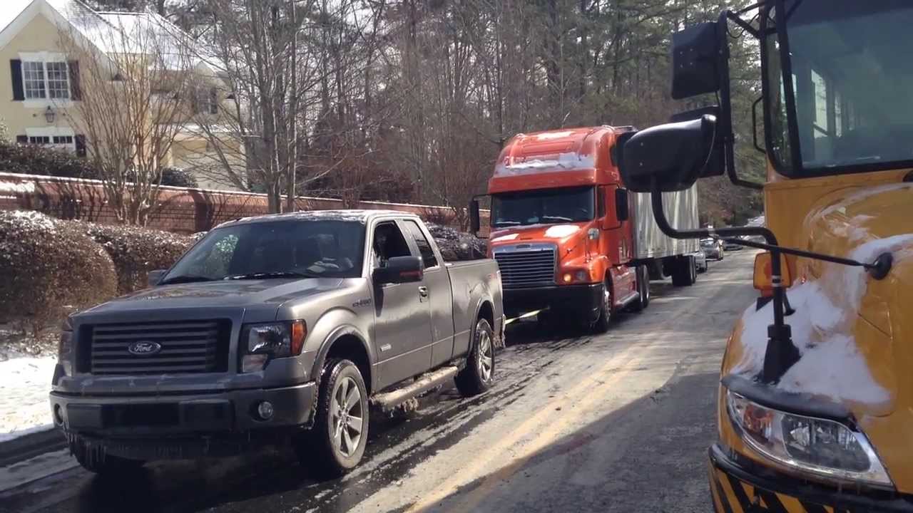 Ford f150 driving in snow #5