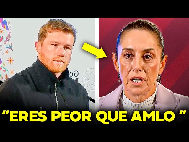 🚨¡HISTÓRICO! Canelo SORPRENDE a la presidenta de México Claudia Sheinbaum