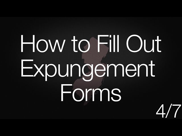 How to Fill Out Expungement Forms (4/7) / Subtítulos disponibles en español