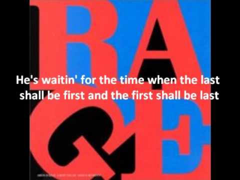 The Ghost of Tom Joad -Rage Against The Machine (w/ lyrics)