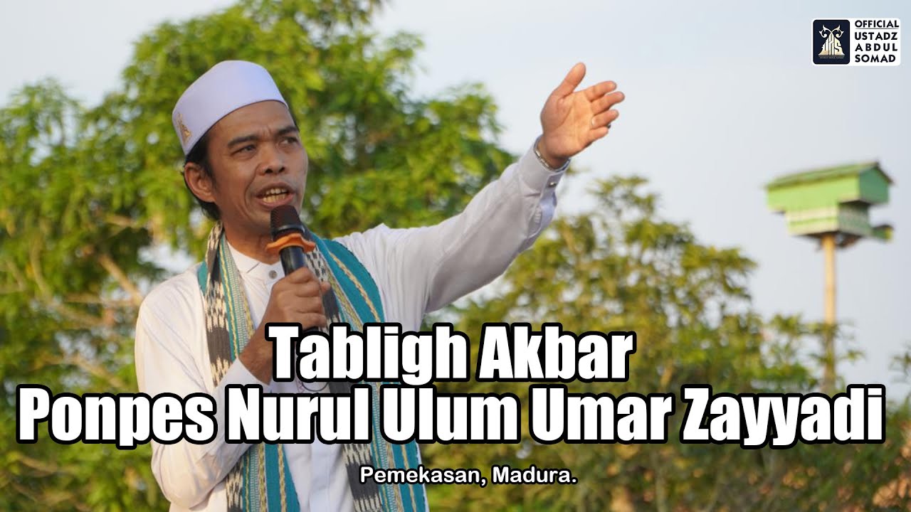 LIVE | Tabligh Akbar Ponpes Nurul Ulum Umar Zayyadi, Pemakasan, Madura. | Ustadz Abdul Somad