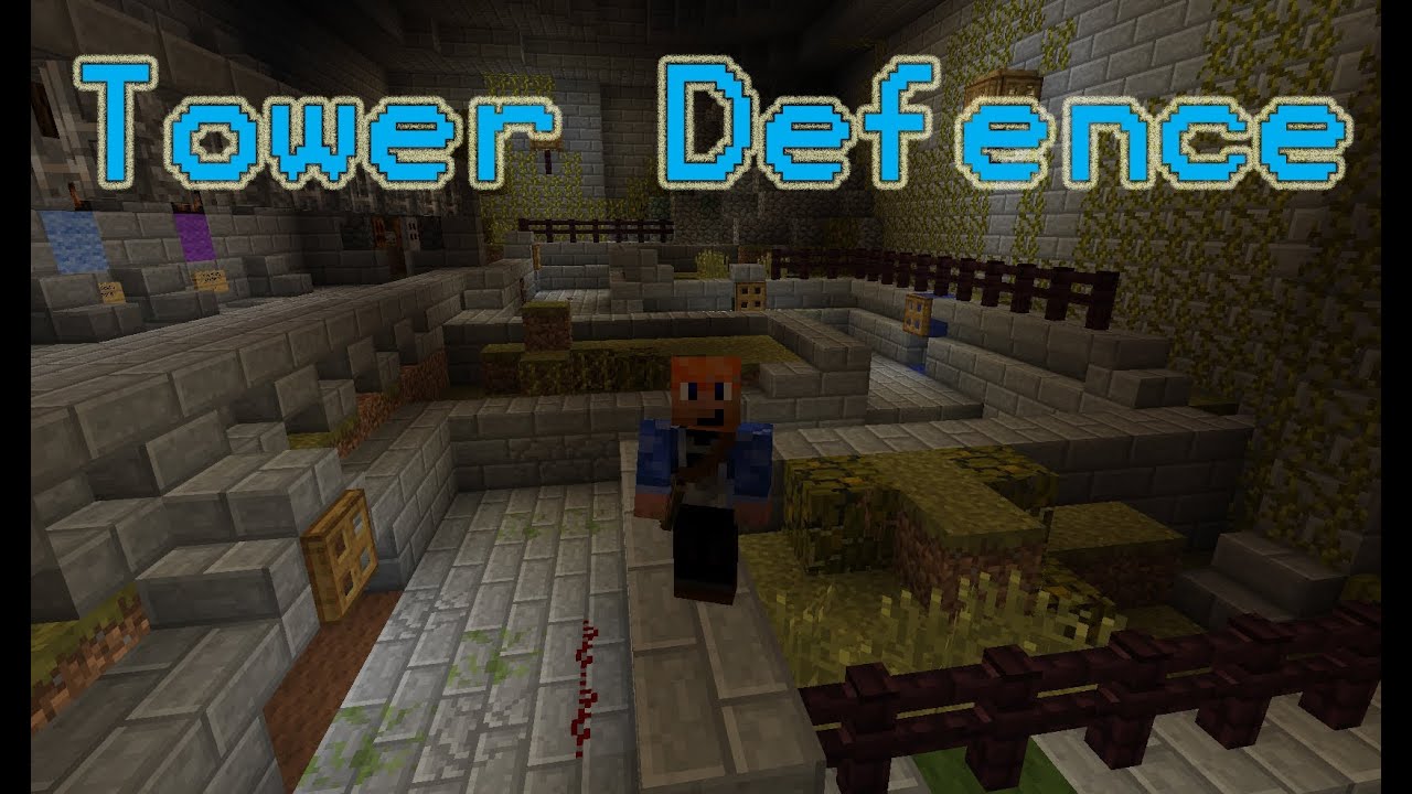 Minecraft Tower Defence, Minecraft Custom Map, Part 2 - YouTube