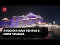 Ayodhya Ram Mandir: Temple's stunning visuals released ahead of pran-pratishtha
