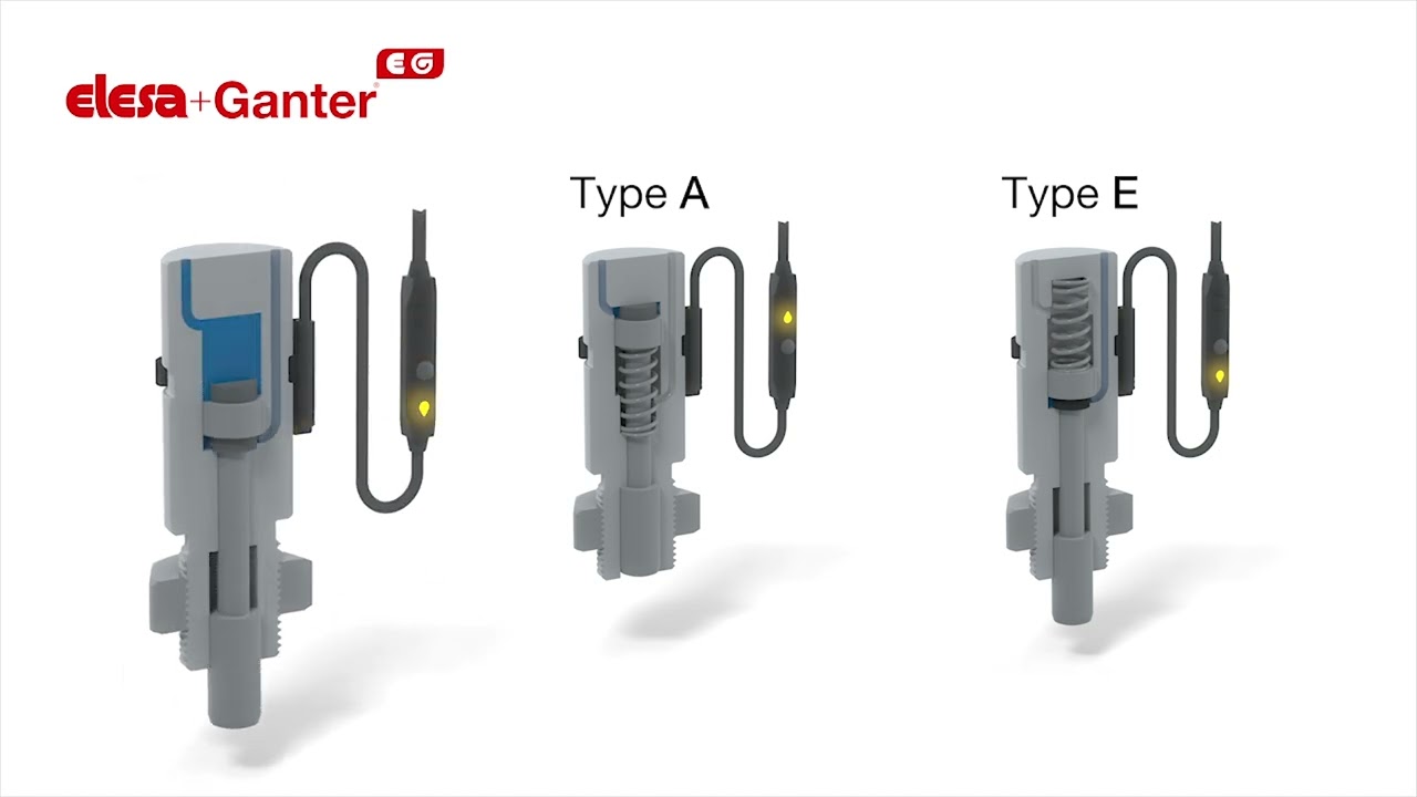 Indexoare cu plunger pneumatice de indexare GN 817.7 video