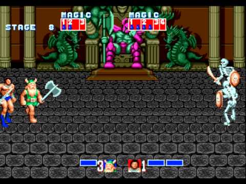 Golden Axe (SEGA Genesis / MegaDrive) - 2 player full playthrough