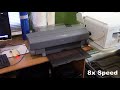 Roland PC 12 Test Print Demonstration