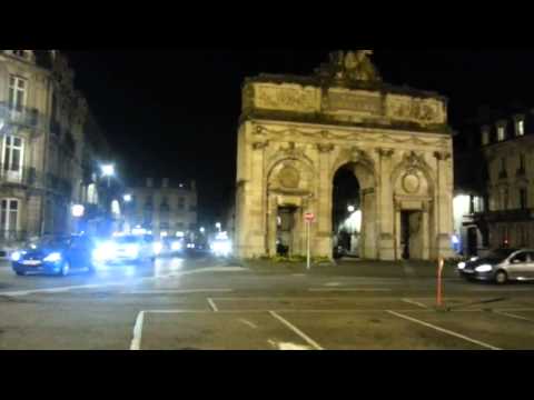 Nancy, les convois arrivent place Carnot et Cours Léopold.