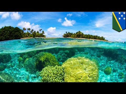 climate change already submerged 5 islands in Solomon archipelago