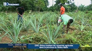 GABON / AGRICULTURE : IDRC Africa soutient les vacances agricoles dans le Woleu-Ntem