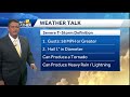 Weather talk: Heres the difference between a thunderstorm and a severe thunderstorm(WBAL) - 01:20 min - News - Video