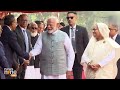 Bangladesh PM Sheikh Hasina accorded ceremonial reception at Rashtrapati Bhavan in New Delhi | News9