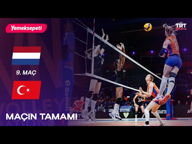 Maçın Tamamı | Hollanda - Türkiye "2025 Kadınlar VNL"  TRT Spor Yıldız x Yemeksepeti