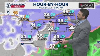 Timing of the incoming snow: Cleveland weather forecast for Jan. 14, 2026