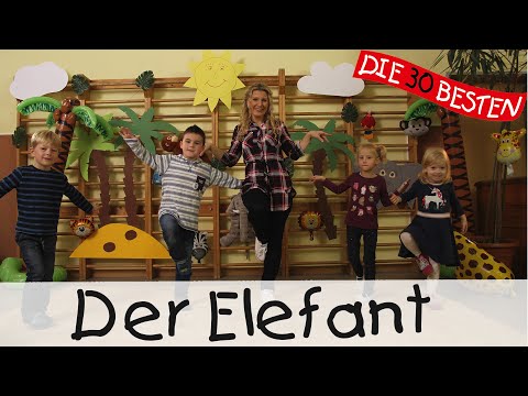 👩🏼 Der Elefant - Singen, Tanzen und Bewegen || Kinderlieder