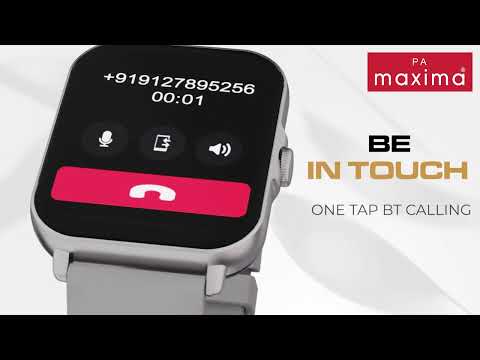 Introducing Maxima Max Pro HD Display Bluetooth Calling Smart Watch