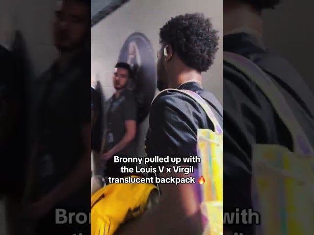 Bronny's backpack 😮‍💨