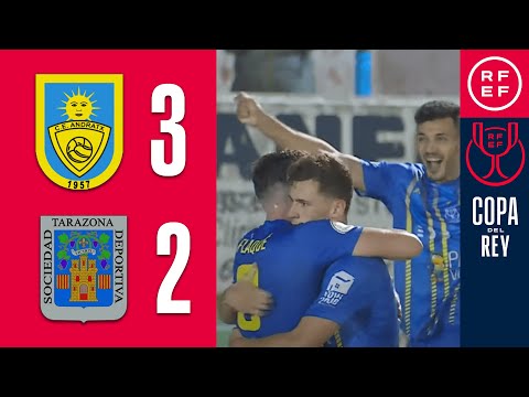 (RESUMEN Y GOLES) Andratx 3-2 SD Tarazona / Primera Eliminatoria Copa del Rey / Fuente: Real Federación Española de Fútbol