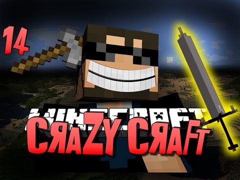 Minecraft CRAZY CRAFT 14 - A NEW WEAPON (Minecraft Mod 