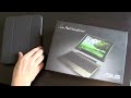 Asus Eee Pad Transformer TF101 Unboxing hands on , Cover, dock, keyboard, comparison Hp Touchpad