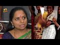 Kavita slams Congress leaders for burning Bathukamma sarees