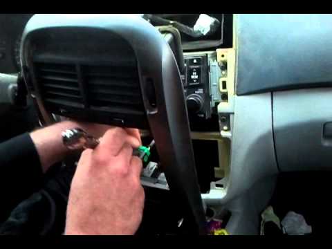 Removing factory car stereo 2005 kia spectra - YouTube 2001 honda radio wiring diagram 