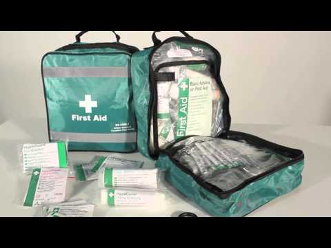 Safety First Aid First Aid Grab Bag British Standard Compliant 1 to 10 People