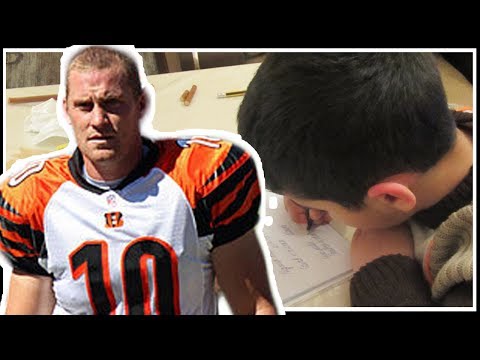 Bengals Punter Huber Broken Jaw - 7yo Boys Letter
