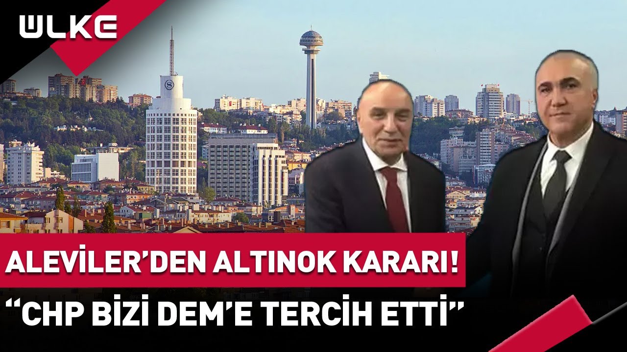 Ankara'daki Aleviler'den Turgut Altınok Kararı! "CHP bizi DEM'e Tercih Etti" #haber