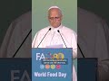 Pope Leo slams ethical derailment of continued world hunger