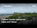 LIVE: Typhoon Saudel approaches Okinawa