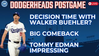 DodgerHeads Postgame: Walker Buehler struggles, but Jason Heyward helps save Dodgers