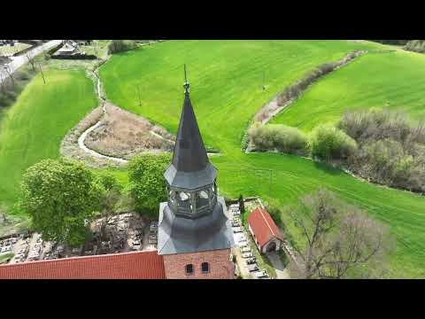 Kościół św. Katarzyny w Klonówce z drona
