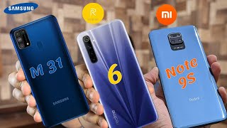 بعد التجربه تشتري مين فيهم ؟ والنتيجه غير متوقعه!! Xiaomi Redmi Note 9s Vs Realme 6 Vs Samsung M3