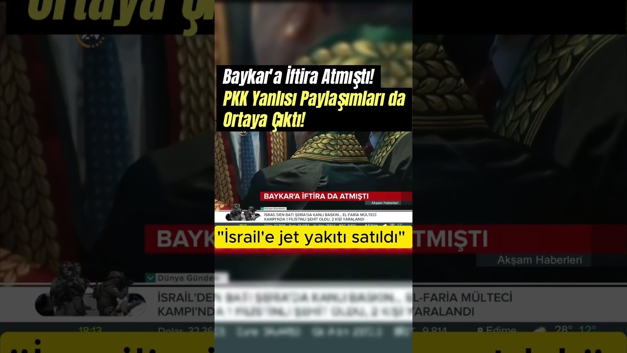Baykar’a İftira Atmıştı! PKK Yanlısı Paylaşımları da Ortaya Çıktı! #shorts #haber #gündem