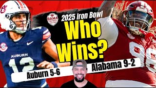 Why I’m CONFIDENT Alabama Beats Auburn 😳 | Iron Bowl Preview