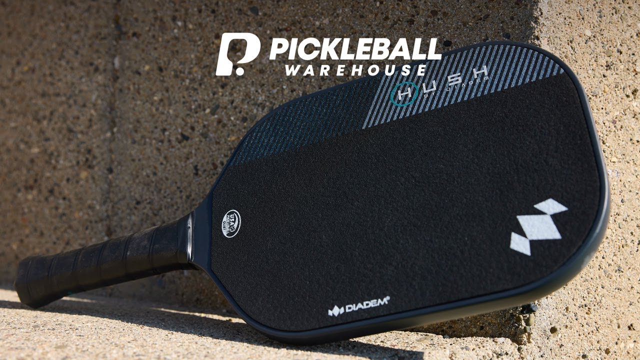 Diadem Hush Pickleball Paddle Review - one of the quietest paddles (available 8.14.24)