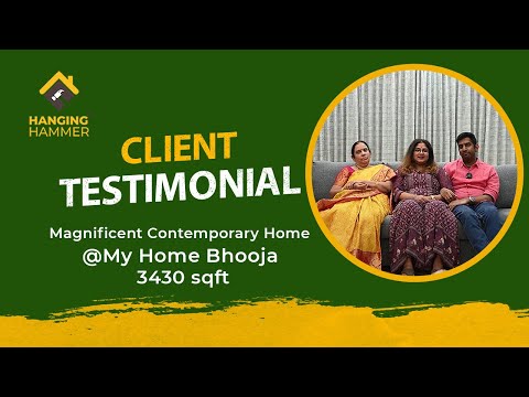  Client Testimonial | Design Process Experience with Hanging Hammer | My Home Bhooja, Hyderabad 