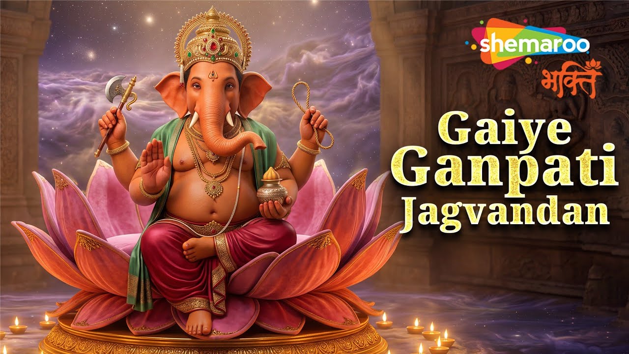 Gaiye Ganpati Jagvandan | Ganesh Chaturthi Song | Ganpati Bappa Song | Ganpati Song | Ganpati Bhajan