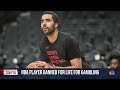 NBA player banned for life for gambling  - 01:42 min - News - Video