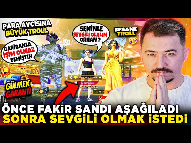 ÖNCE FAKİR SANDI 😒 SONRA KIYAFETLERİMİ GÖRÜNCE SEVGİLİ OLMAK İSTEDİ - PUBG MOBİLE