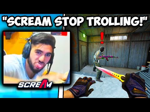 Upload mp3 to YouTube and audio cutter for SCREAM JUST PLAYS WITH THE ENEMY VIEWMODELS ARE OP CSGO Twitch Clips download from Youtube
