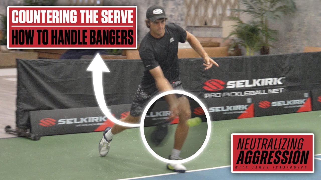How to Counter the Serve from a Pickleball Banger