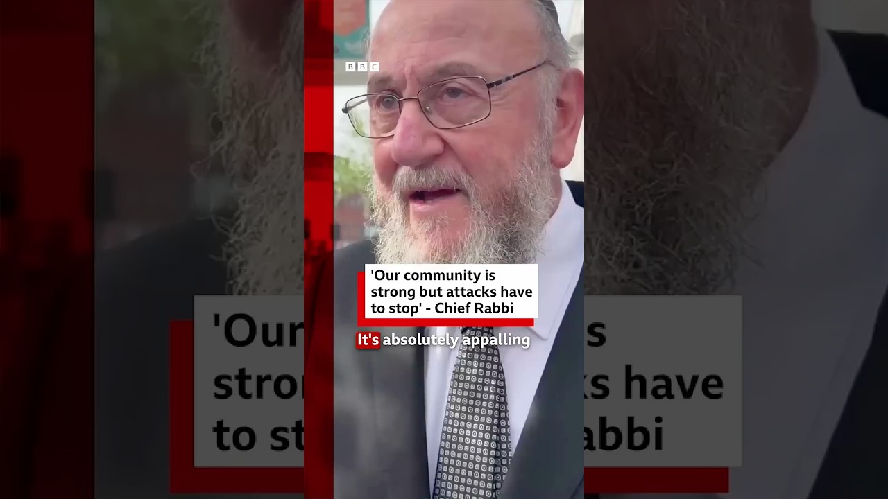 UK’s chief rabbi: Our community is strong but attacks have to stop. London GoldersGreen BBCNews