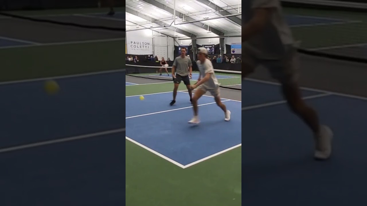 Clayton Powell / Aidan Schenk VS James Hagen / Samuel Koo Semi Finals (3) #shorts #pickleball