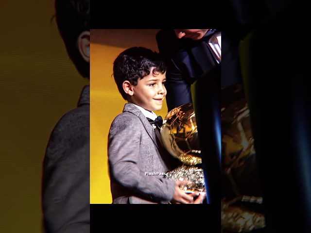Mini Messi respects Ronaldo Jr.🥶