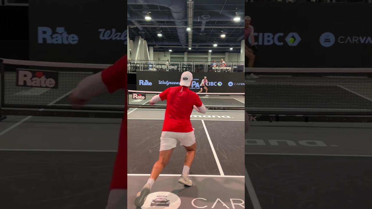Jack Sock is getting the hang of this pickleball thing 😤