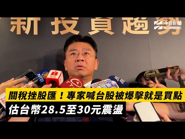 關稅挫股匯！專家喊爆擊就買點、台幣這樣走