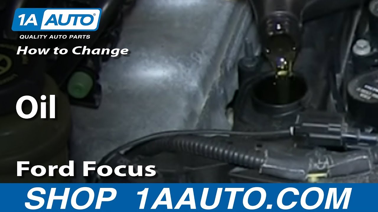 How To Change Oil 2000-07 Ford Focus - YouTube