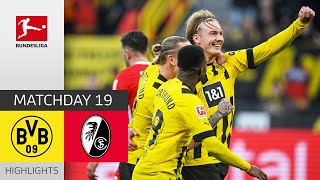 Borussia Dortmund — SC Freiburg 5-1 | Highlights | Matchday 19 – Bundesliga 2022/23